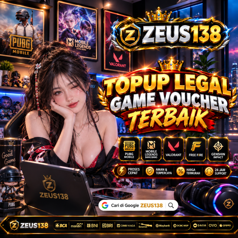 ZEUS138 tempat top up voucher game online